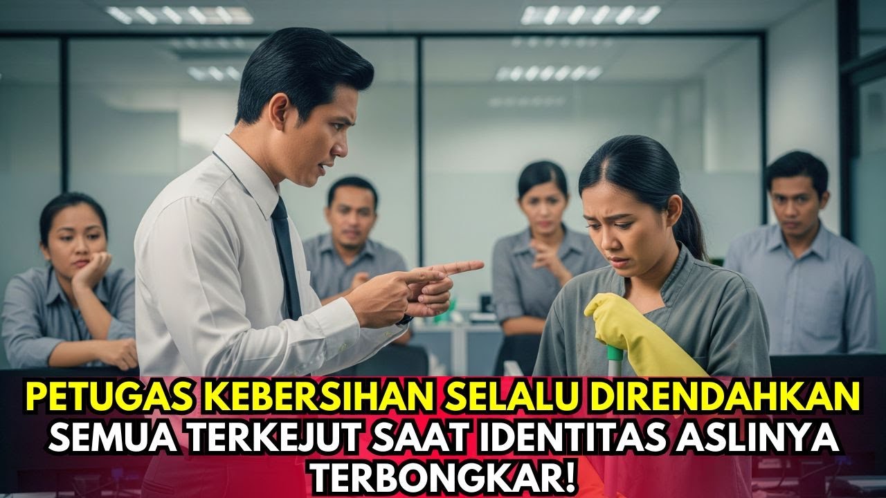 Petugas Kebersihan Selalu Direndahkan, Semua Terkejut Saat Identitas Aslinya Terbongkar!