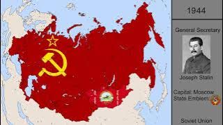 History Of Soviet Union In Flags (1917 - 1991)