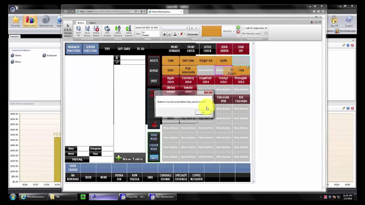 Future POS Menu Maintenance (Customers without AutoMenus)