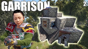 I built a Pixel Gap Stability Bunker combo Solo Base in Rust