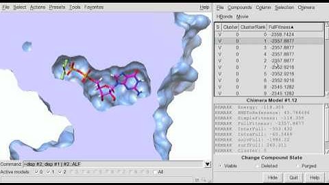 Viewing SwissDock predictions in UCSF Chimera