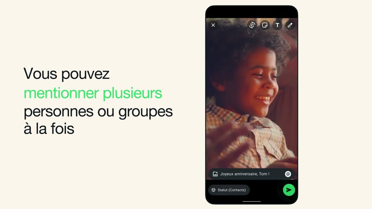 Découvrez les mentions privées dans les statuts WhatsApp | WhatsApp