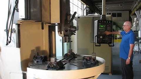 Lansing 64" CNC Vertical Boring Mill  Pentagon Turret - Siemens CNC Control