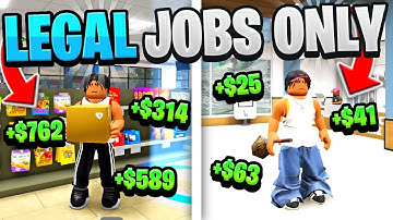 I MADE $10,000 WORKING ONLY LEGAL JOBS IN ROBLOX BLOCKSPIN