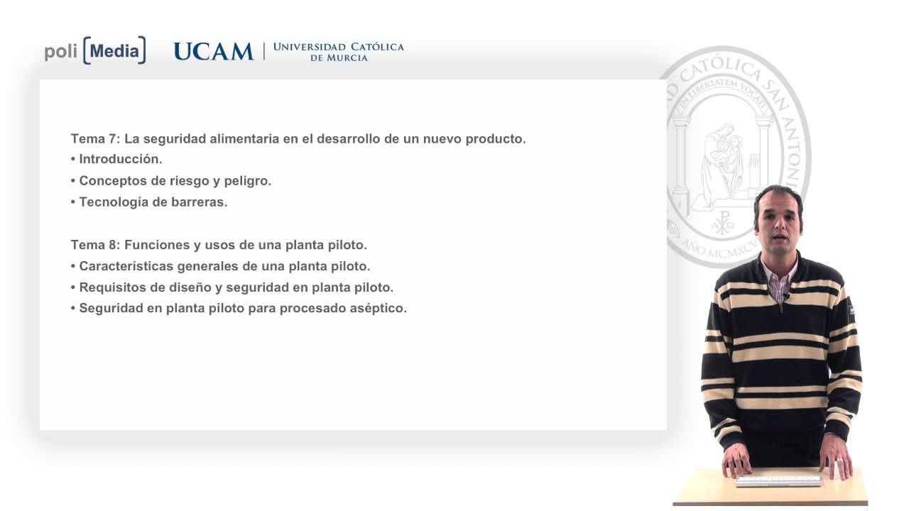 Desarrollo de Nuevos Alimentos - Presentación - Francisco Girón - YouTube UCAM Universidad Católica de Murcia