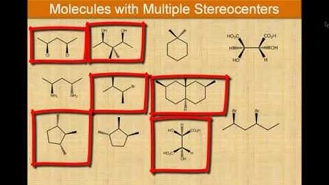 Molecules with Multiple Stereocenters