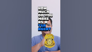 ✈️ How much do TSA Agents Make? #jobsearch #tsa #salary #salarytransparency