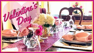 Valentines Day Tablescape Decor | Valentines Brunch
