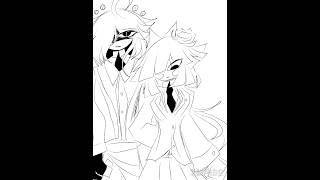 When Charlie and Claire have to present a paper at the blackboard.| #fpeoc #drawing