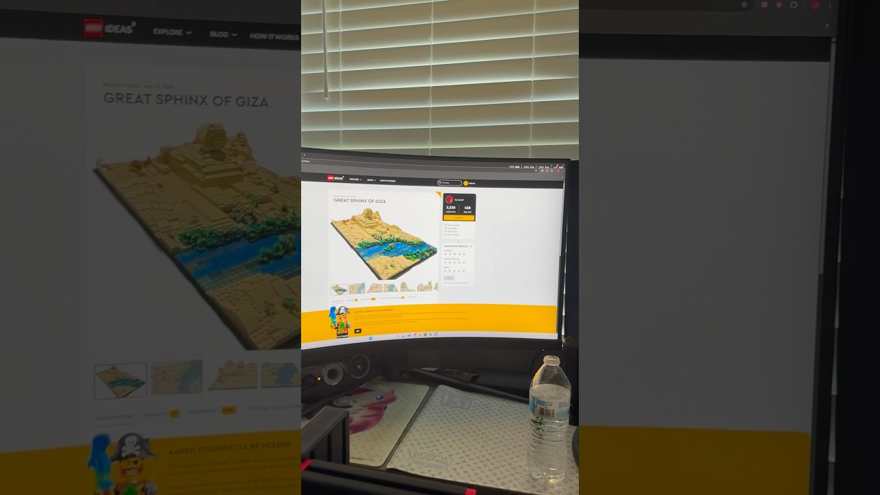 How to vote on Lego ideas. 