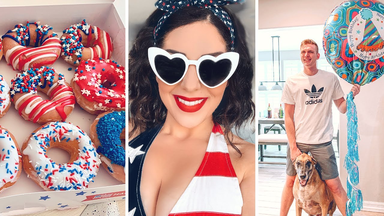 VLOG | Fourth of July, Brian's Birthday, Healthy Recipes - YouTube