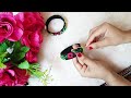 এ্যামব্রয়ডারি চুড়ি তৈরি A-Z.Hand embroidery bangles making idea 💓 #ytviral #ytshorts #embroidery