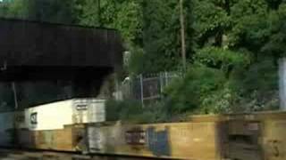 CSX 8744 leads CSX Q174-19 NB With RS3L Horn!