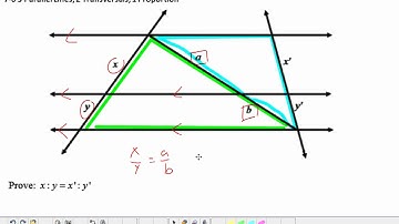 7 - 6 3 Parallel, 2 Transversal, 1 Proportion