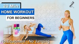 Home Workout for beginners | No Equipment | No jumping