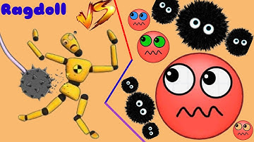 RAGDOLL BREAK Vs HIDE BALL (help me) - All Max Levels Up Funny  GamePlay iOS #ragdollbreak #hideball