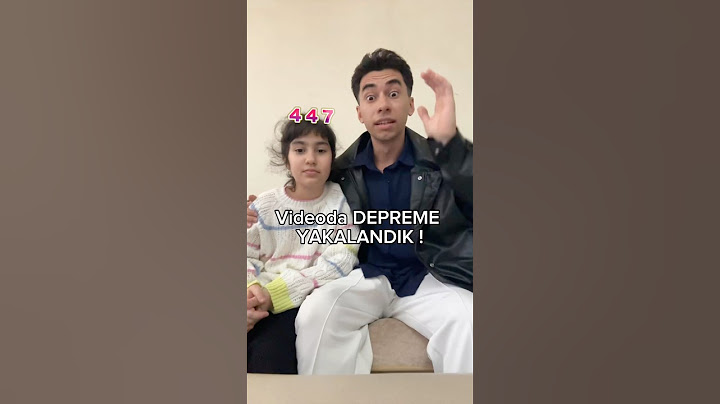 VİDEODA DEPREME YAKALANDIK !