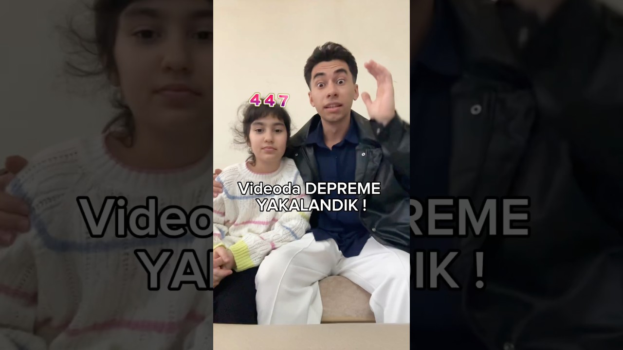 VİDEODA DEPREME YAKALANDIK !