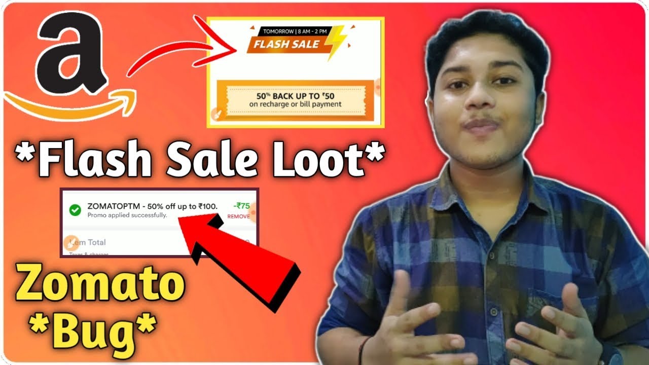 Amazon Maha Loot Flash Sale, Zomato Bug Loot, Google Pay Loot || free ka maal