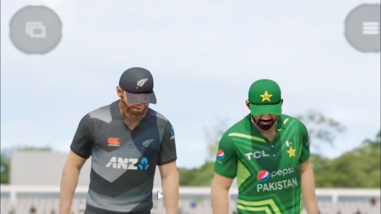 Pakistan vs New Zealand T20 match Cricket 24 gameplay - YouTube