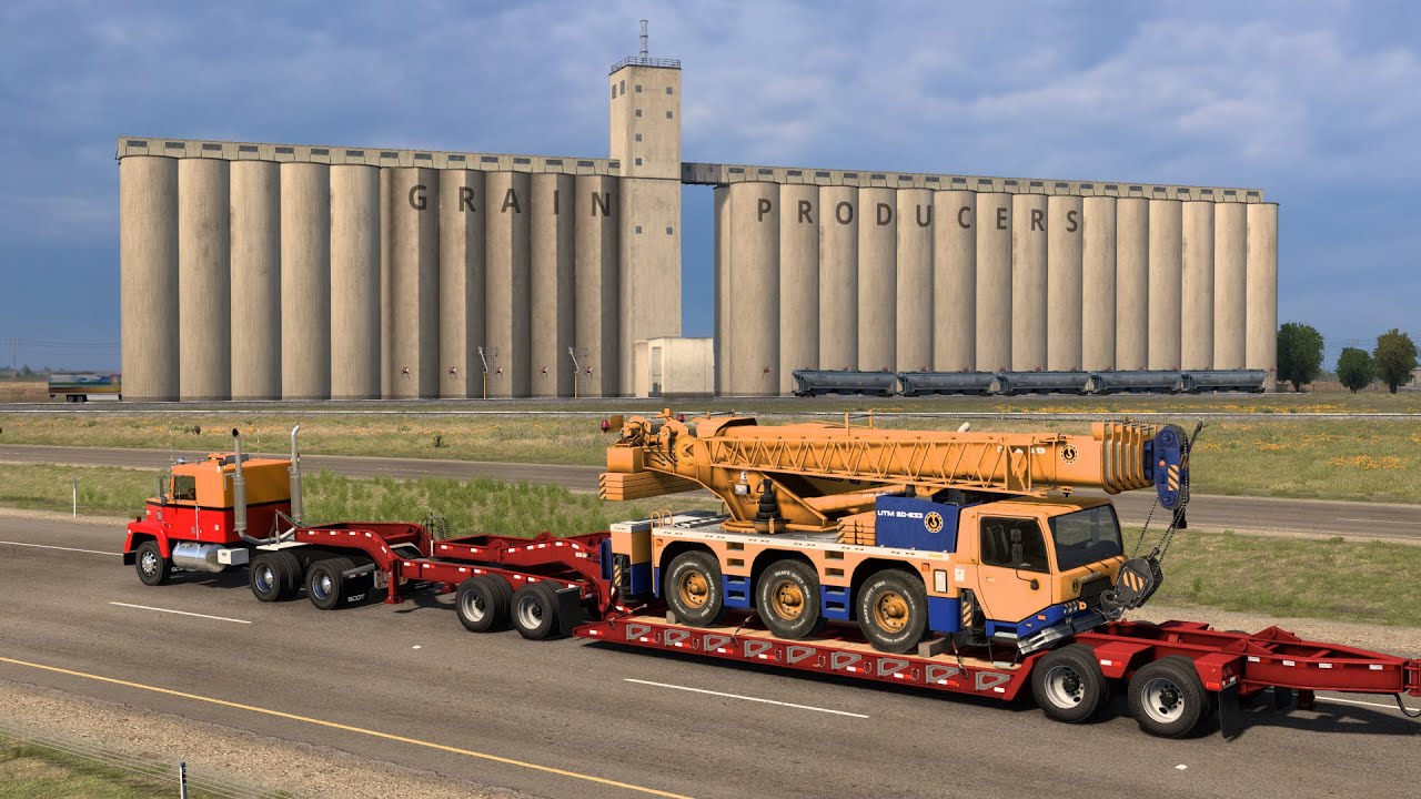 American Truck Simulator Texas DLC Gameplay City Lubbock For Amarillo Truck Scot A2HD