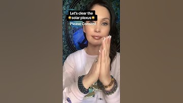 This is a solar plexus clearing, using a smoky quartz, crystal and Reiki ASMR energy#shorts