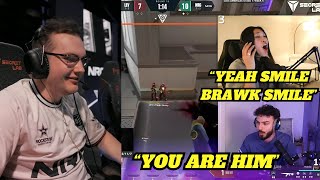 Valorant Streamers React to NRG Brawk INSANE 4K Against LEVIATAN