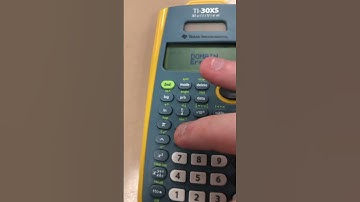 TI-30XS Calculator Speedrun | Domain Error