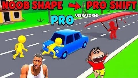 Noob vs Pro vs Hacker in shape shifting | part 8 #video #gaming 