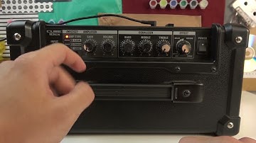 How to Change AMPLIFIER Mode for ROLAND CUBE-10GX | Setup Clean Mode / Setup Distortion Mode