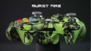 Green Skulls Xbox 360 Modded Controller - Gamerzicon.com