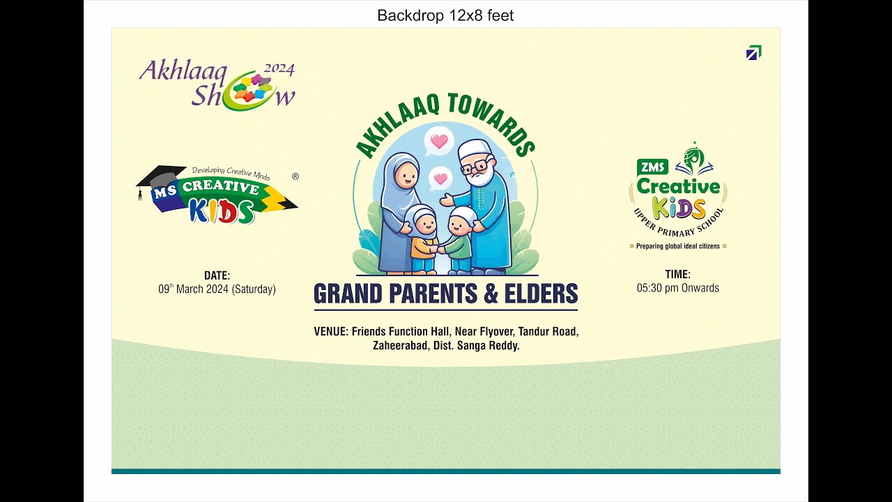 ZMS CREATIVE SCHOOL,AKHLAAQ SHOW 2024-(PART-1)