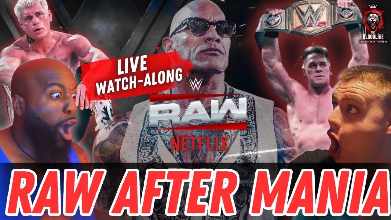 🩸 "I'm Going To Ruin Wrestling" | WWE Monday Night Raw | Live Watch Party #wweraw #rawaftermania