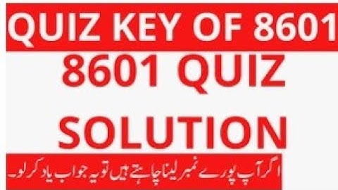 8601 solved quiz Part 1🧾