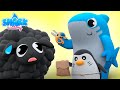 Baa Baa Black Sheep | Baby Shark version - Kids Learn About Animals | Nursery Rhymes | Shark Academy