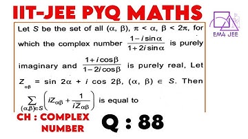 Let S be the set of all (α , β), pi α , β 2pi , for ( (1- i sinα )(1+2 i sinα ) is purely imaginary