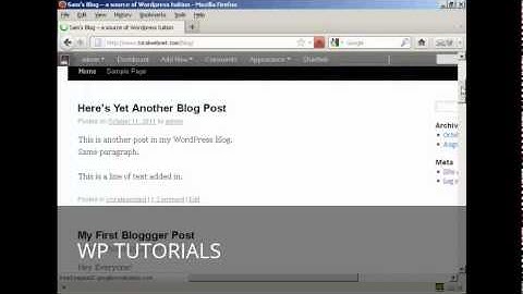 Video 38  Moderate Comments on Your WordPress Blog