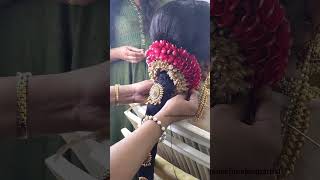 Traditional Muhurtham Hairstyle | Best Bridal Packages | Contact 7358529010 #chennaimua screenshot 2