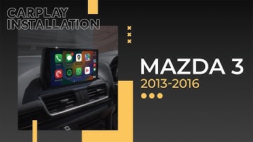 Mazda 3 2013-2016 Android Auto | Apple Carplay ⭐ Gtzone Head Unit Installation 2 Mins Tutorial