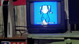 Static on an actual crt