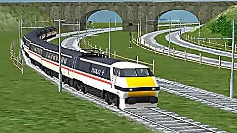 Train Sim - Southern England using Inter City Class 91 - Simulasi Kereta Api