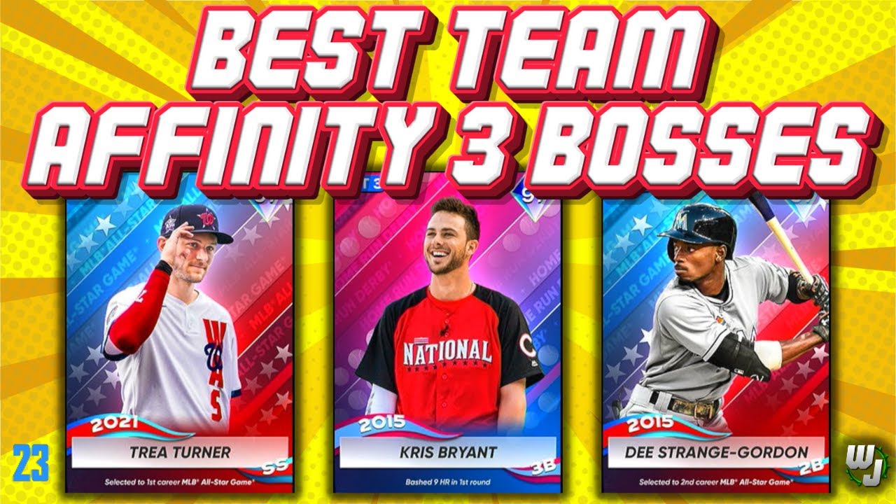 Tier List of Team Affinity 3 Bosses! MLB The Show 23 Set 3 YouTube