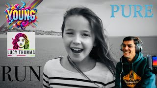 FIRST TIME HEARING LUCY THOMAS SINGING RUN - SNOW PATROL COVER | UK SONG WRITER KEV REACTS