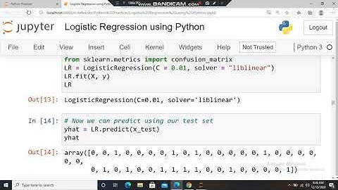 Logistic Regression using Python