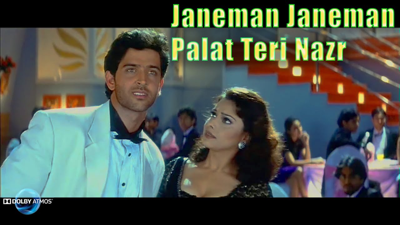 Janeman Janeman Palat Teri Nazar   1080p HD   Kaho Naa Pyaar Hai 2000 Hrithik Roshan Ameesha Patel