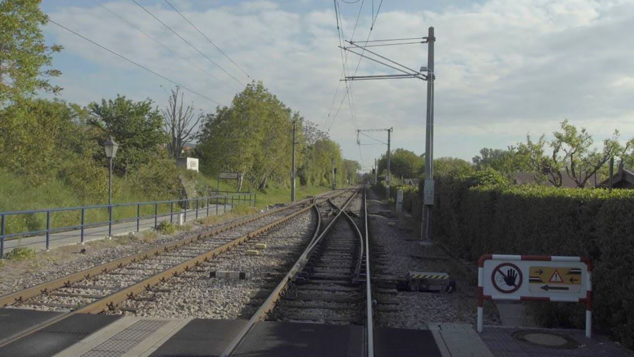 Führerstandsmitfahrt mit der Badner Bahn von Baden nach