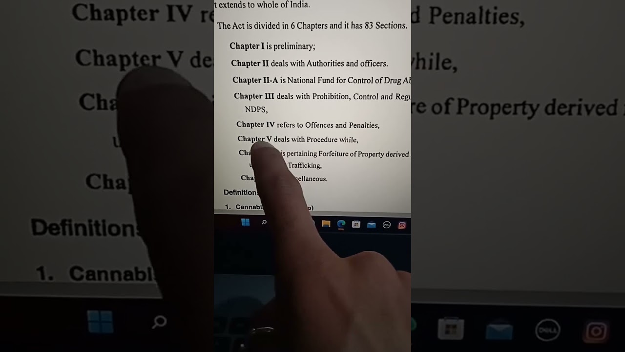 6 chapters and 83 sections in NDPS 😇🙏🙏