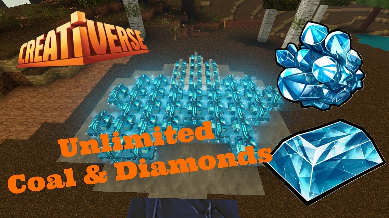 Creativerse | How To Get "UNLIMITED Coal & Diamonds!!!!"