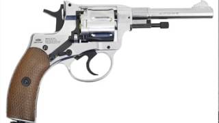 Пневматический револьвер Gletcher NGT Silver Наган