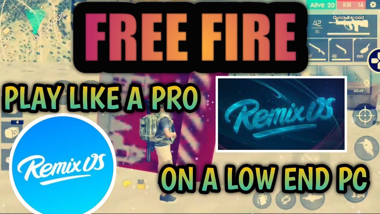 Free Fire Gameplay On Remix Os